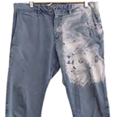 漂白剤の色落ち